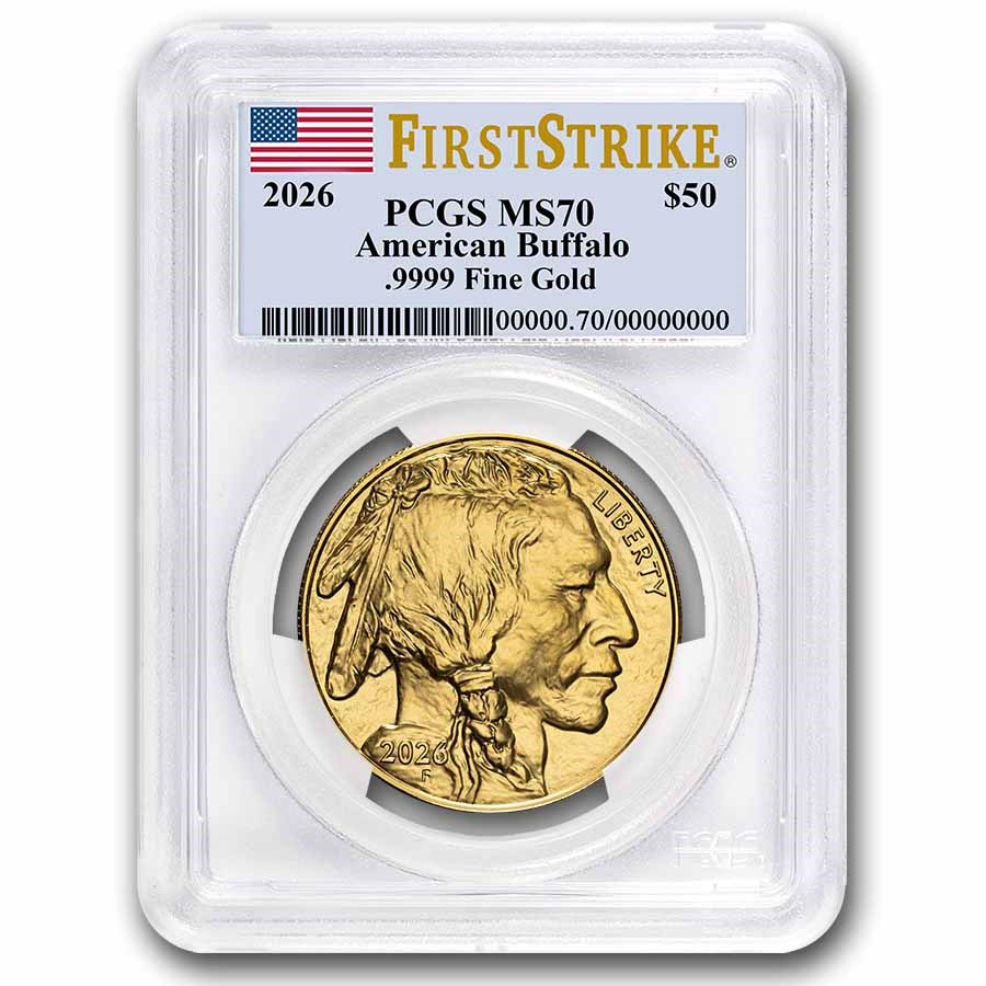 2026 1 oz Gold Buffalo MS-70 PCGS (FirstStrike®)
