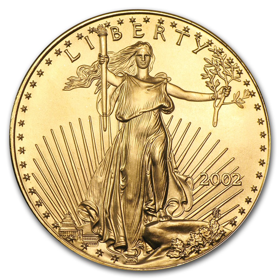 2002 1 oz American Gold Eagle BU