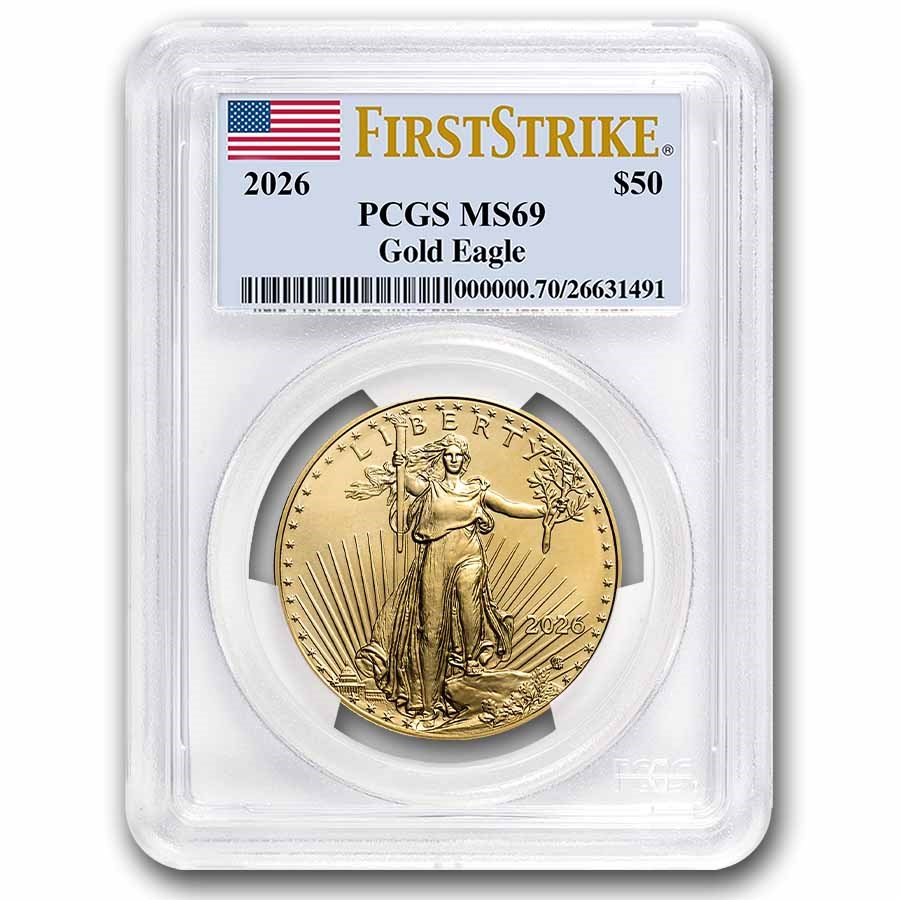 2026 1 oz American Gold Eagle MS-69 PCGS (FirstStrike®)