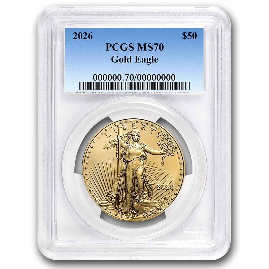 2026 1 oz American Gold Eagle MS-70 PCGS