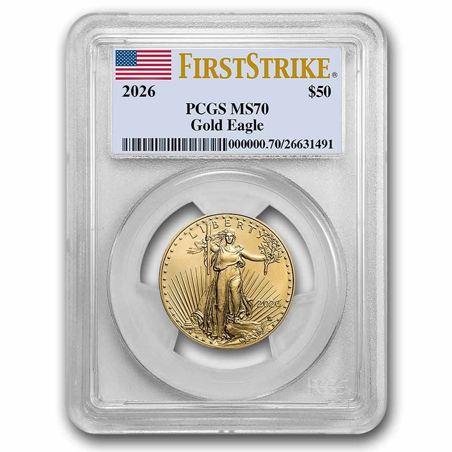 2026 1 oz American Gold Eagle MS-70 PCGS (FirstStrike®)