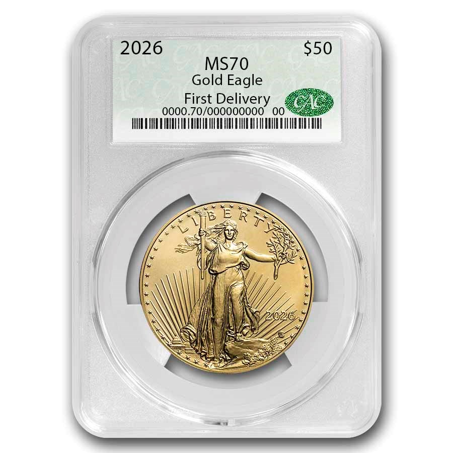 2026 1 oz American Gold Eagle MS-70 CAC (First Delivery)