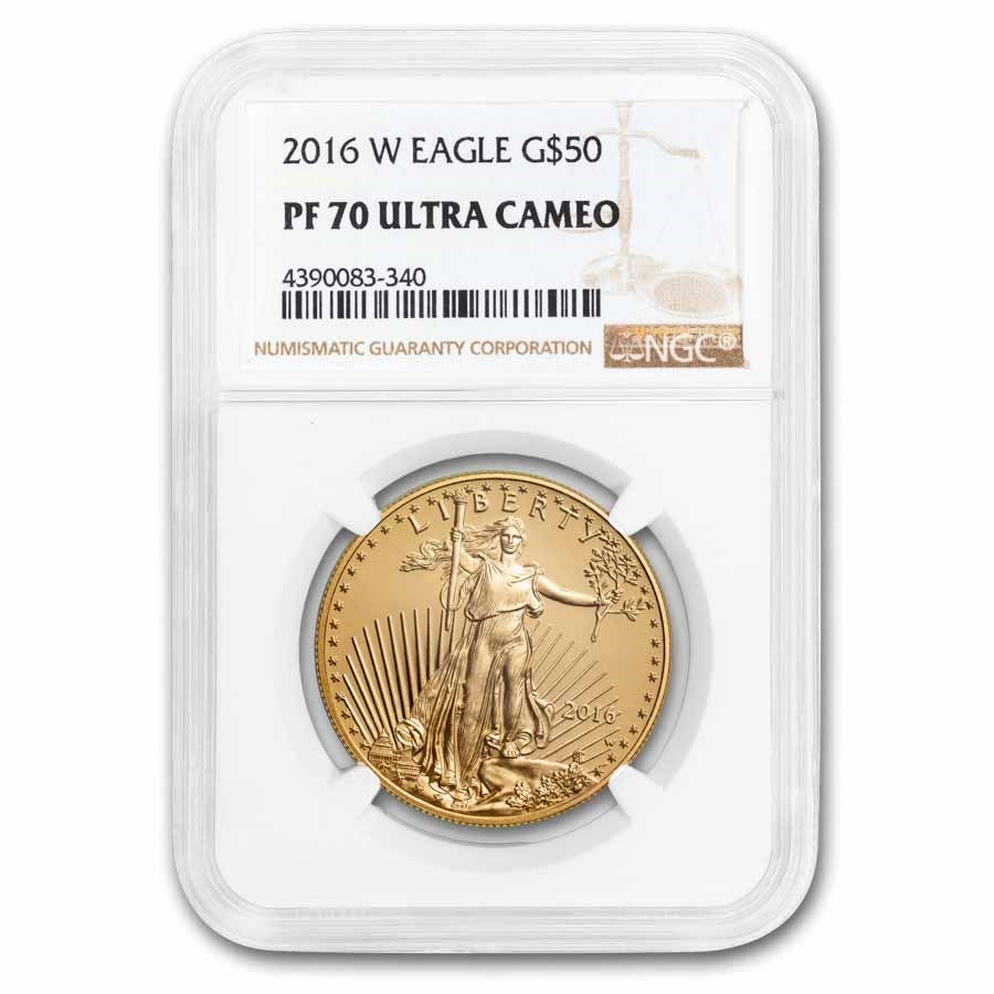 2016-W 1 oz Proof American Gold Eagle PF-70 NGC
