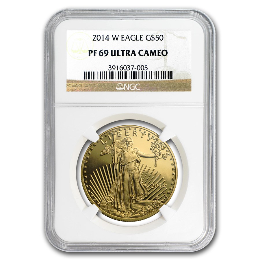 2014-W 1 oz Proof American Gold Eagle PF-69 NGC