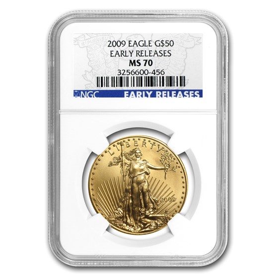 2009 1 oz American Gold Eagle MS-70 NGC (Early Releases)