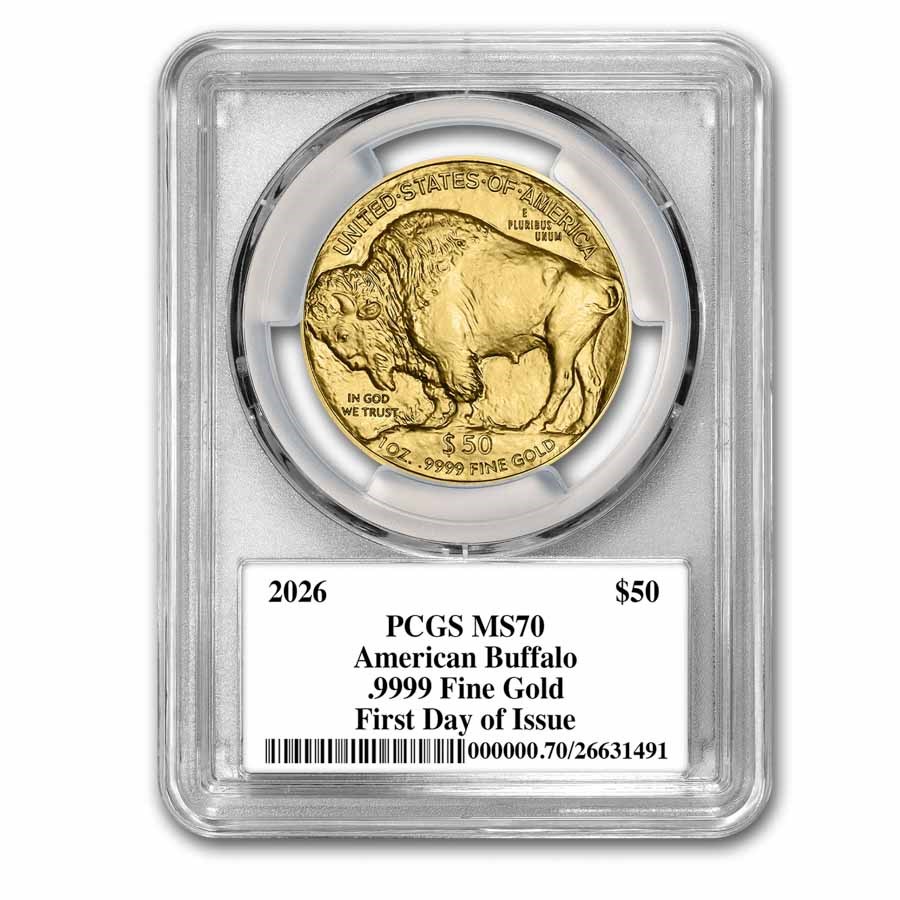 2026 1 oz Gold Buffalo MS-70 PCGS (FDI, 250th Anniversary)