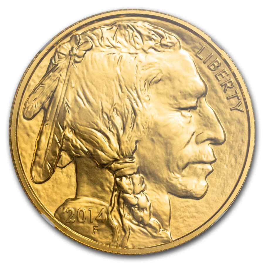 2014 1 oz Gold Buffalo MS-70 NGC (Early Releases)