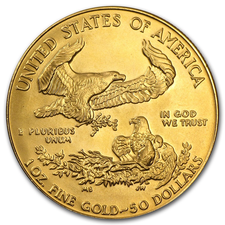 1992 1 oz American Gold Eagle BU