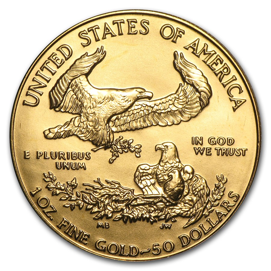 1990 1 oz American Gold Eagle BU (MCMXC)