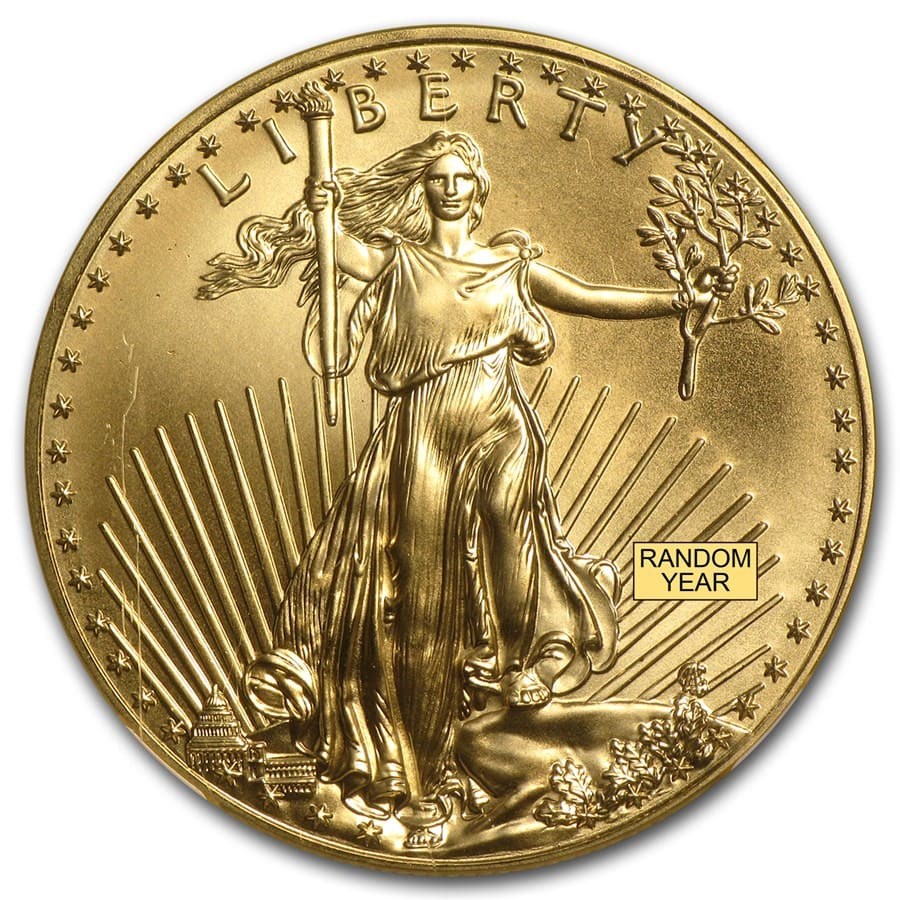 1 oz American Gold Eagle MS-69 NGC (Ra