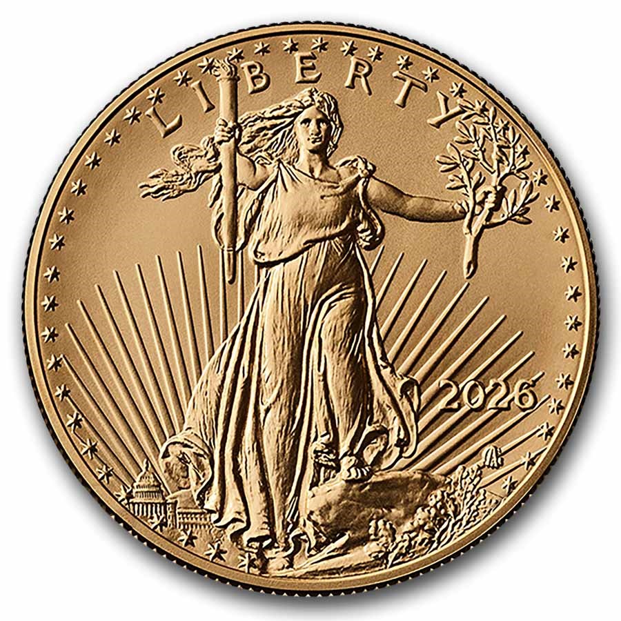 2026 1 oz American Gold Eagle MS-70 NGC (ER, 40th Anniversary)