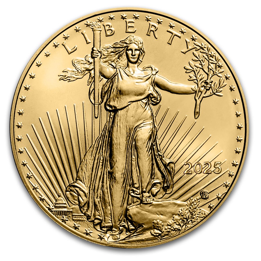 2025 1 oz American Gold Eagle (MintDirect® Single)