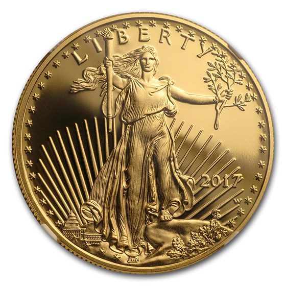 2017-W 1 oz Proof American Gold Eagle PF-70 UCAM NGC (ER)