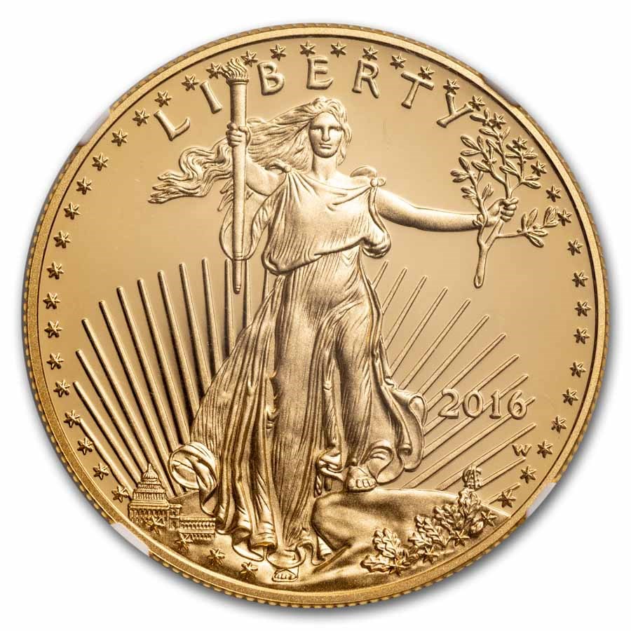 2016-W 1 oz Proof American Gold Eagle PF-70 NGC