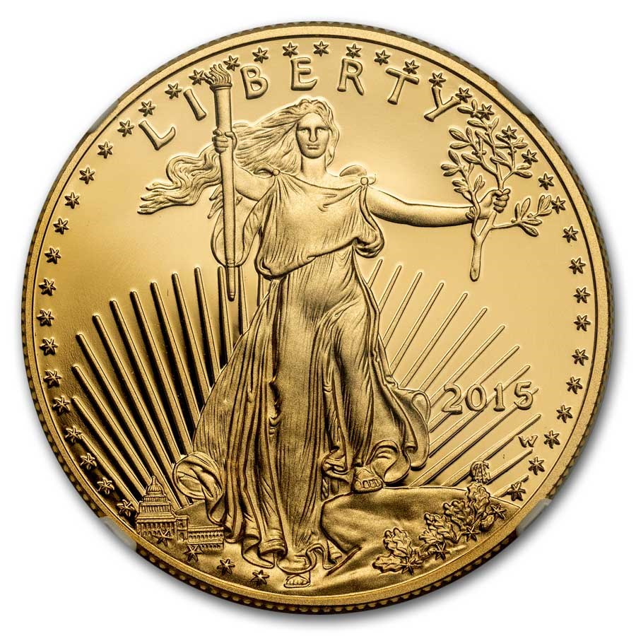 2015-W 1 oz Proof American Gold Eagle PF-70 UCAM NGC