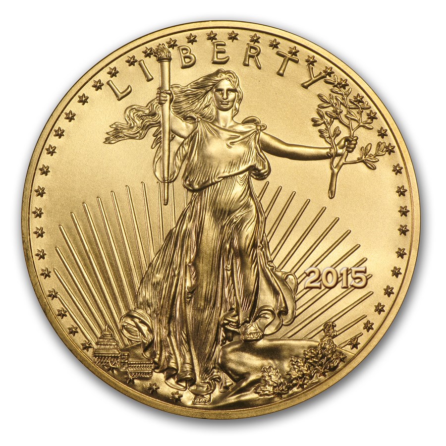 2015 1 oz American Gold Eagle MS-70 PCGS (FirstStrike®)