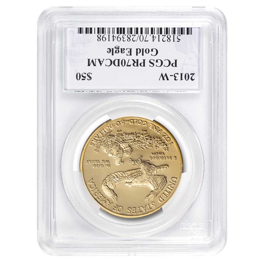 2013-W 1 oz Proof American Gold Eagle PR-70 PCGS