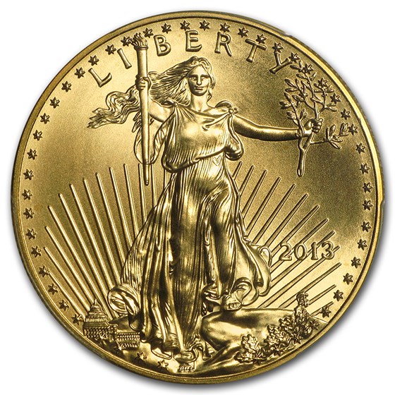 2013 1 oz American Gold Eagle MS-70 PCGS (FirstStrike®)