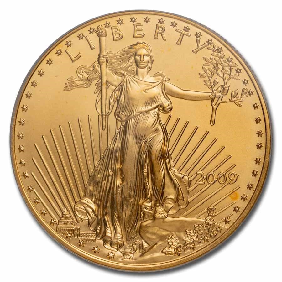 2009 1 oz American Gold Eagle MS-69 PCGS (FS)