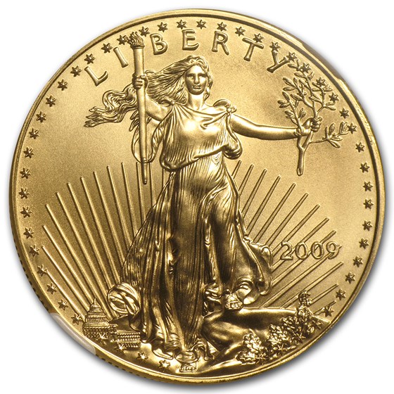 2009 1 oz American Gold Eagle MS-70 NGC (Early Releases)