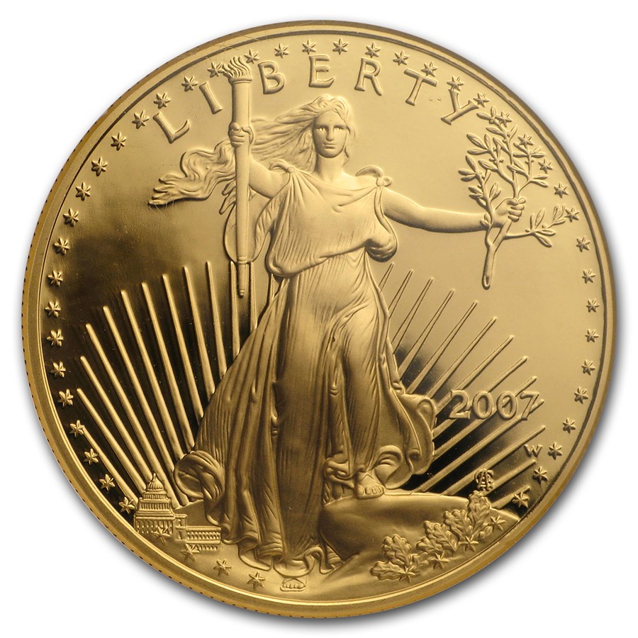 2007-W 1 oz Proof American Gold Eagle PF-69 NGC (ER)