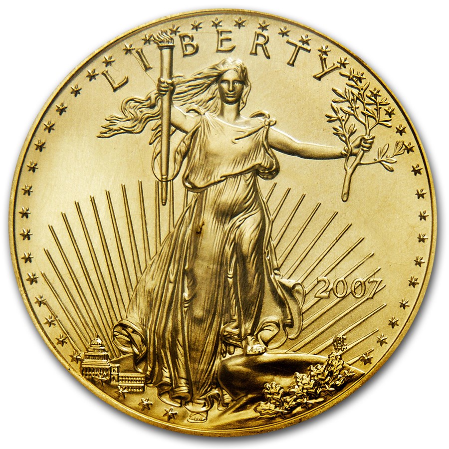 2007 1 oz American Gold Eagle MS-70 NGC
